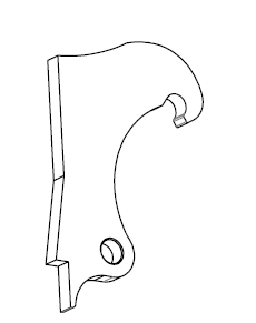 Redskapsfäste, AR65/ZM602 (L30) - Svängda